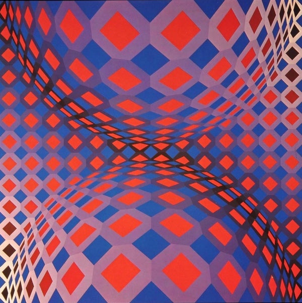 Victor Vasarely, Composition, Octogone, Limited Edition Héliogravure