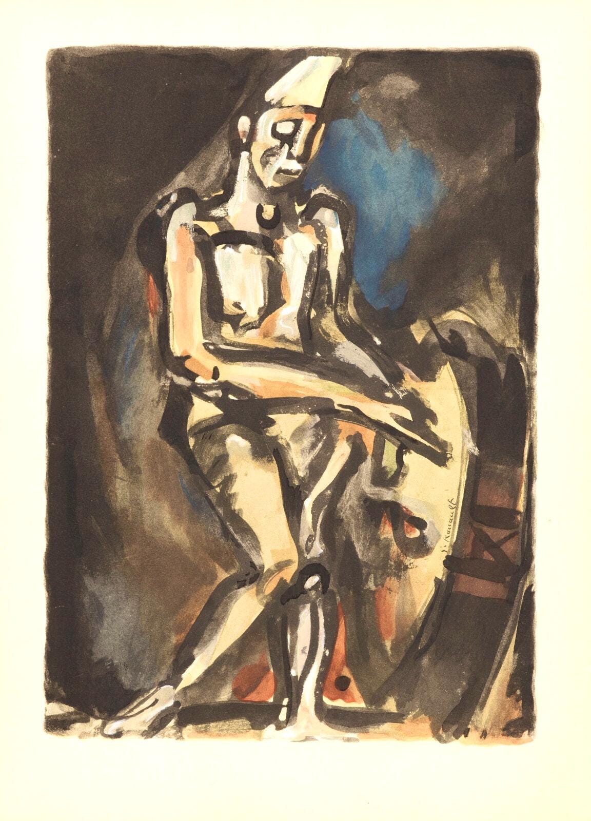 Georges Rouault, Portrait, Douze Contemporains, Limited Edition Lithograph