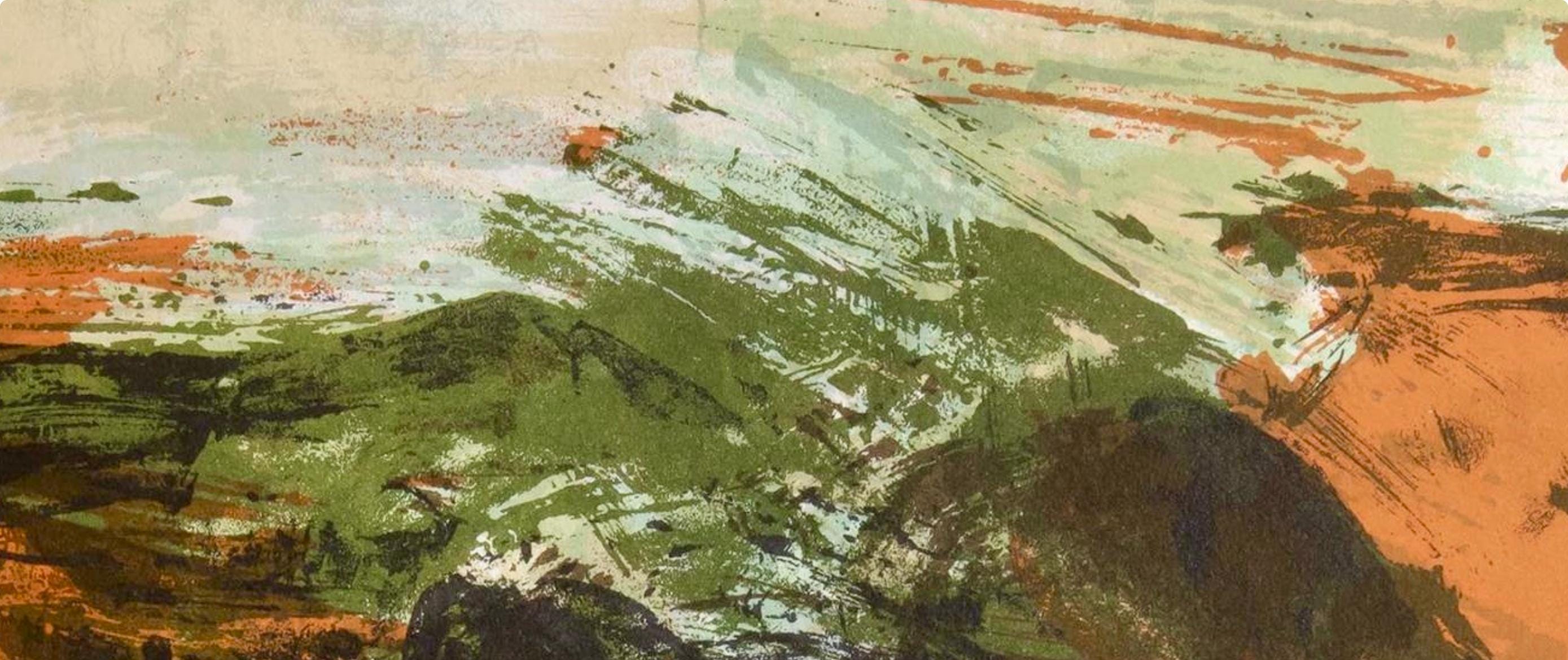 Zao Wou-Ki 赵无极, Composition, Ediciones Polígrafa, Redfern Gallery, Limited Edition Lithograph
