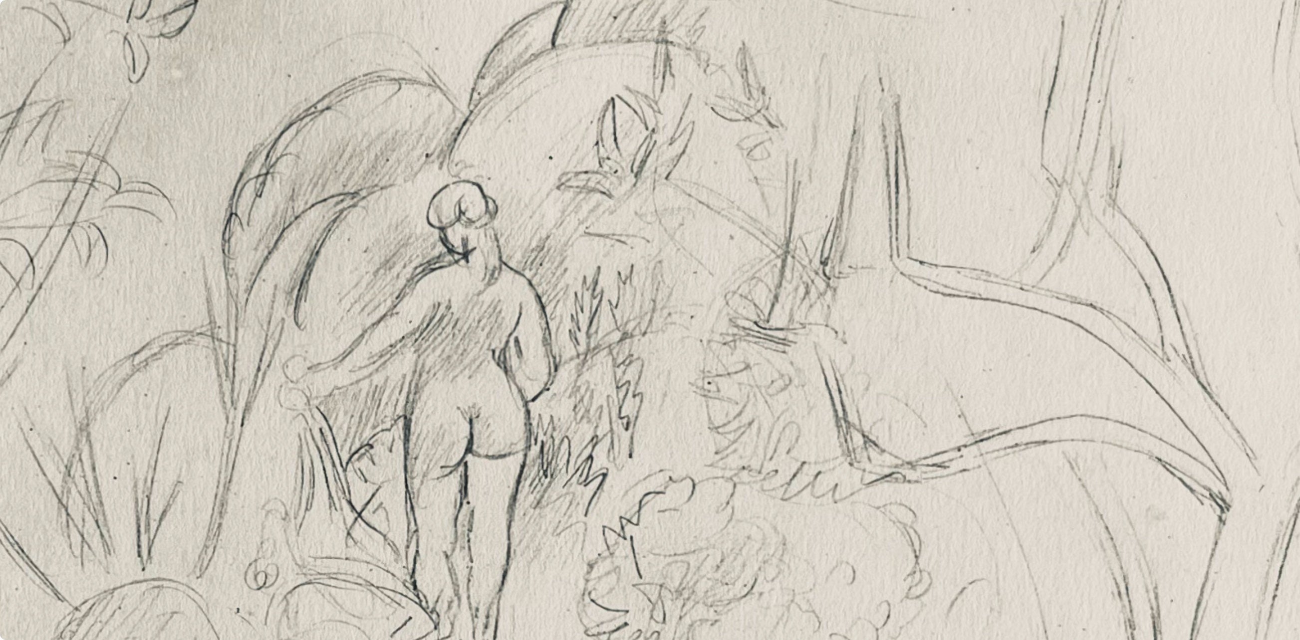 Henri Matisse, Composition (Dutel 3), Dessins de Henri-Matisse, Limited Edition Lithograph