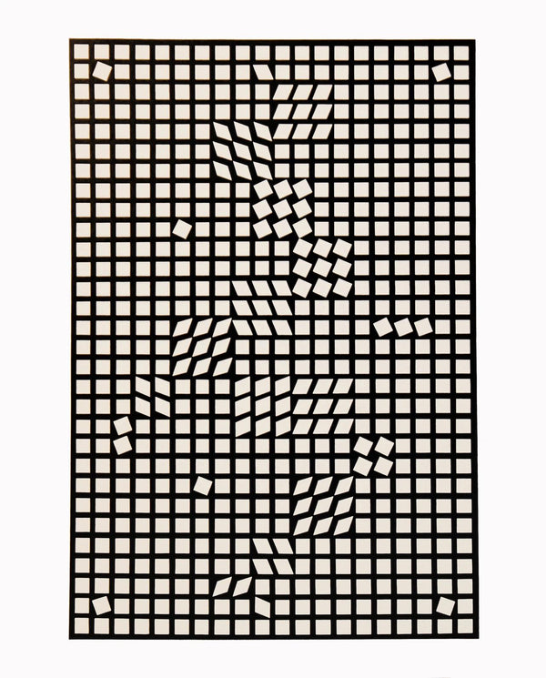 Victor Vasarely, Composition, Corpusculaires, Limited Edition Héliogravure