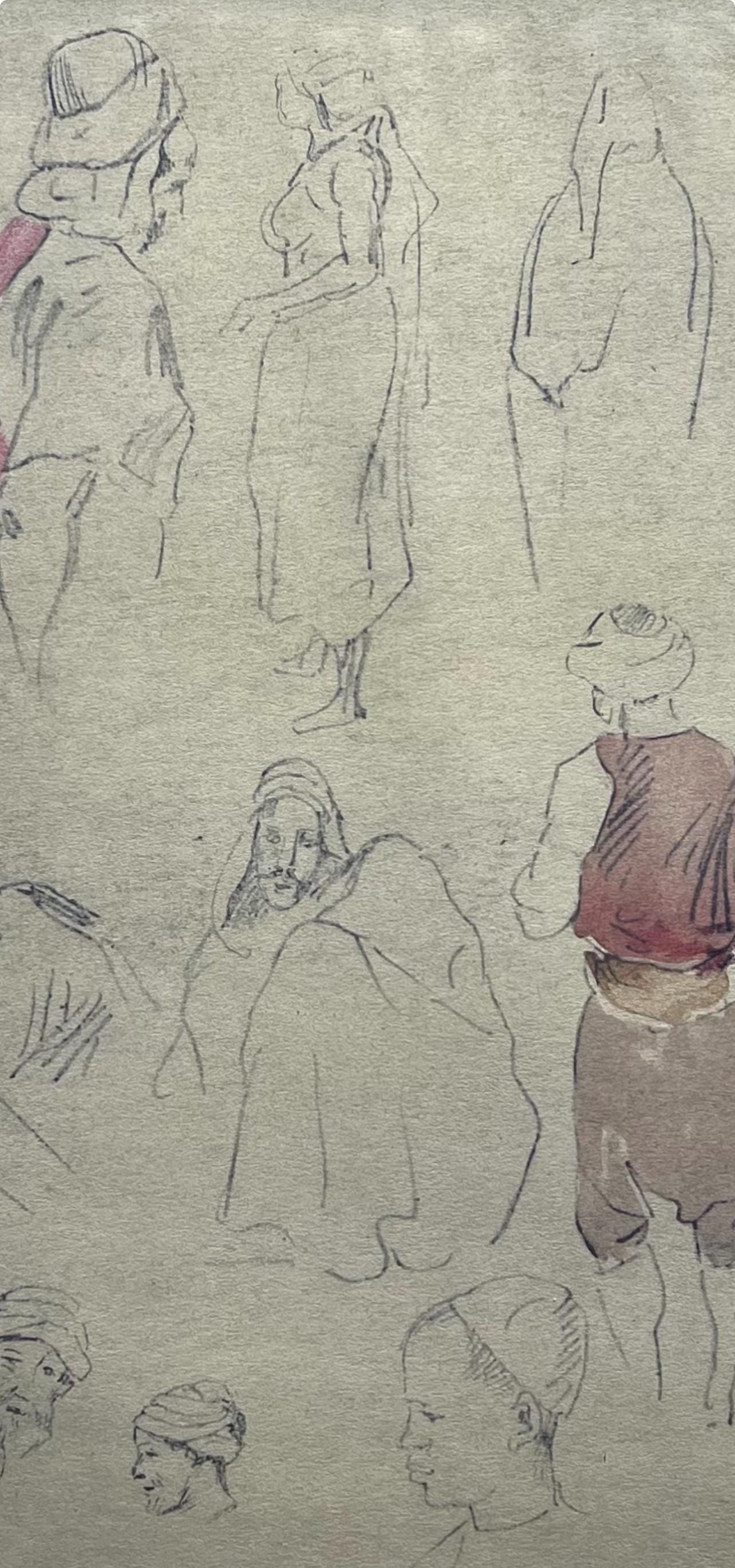 Eugène Delacroix, Composition, Trente et un Dessins et Aquarelles du Maroc, Limited Edition Lithograph