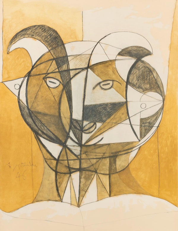 Pablo Picasso, Composition, Faunes et Flore d'Antibes, Limited Edition Lithograph