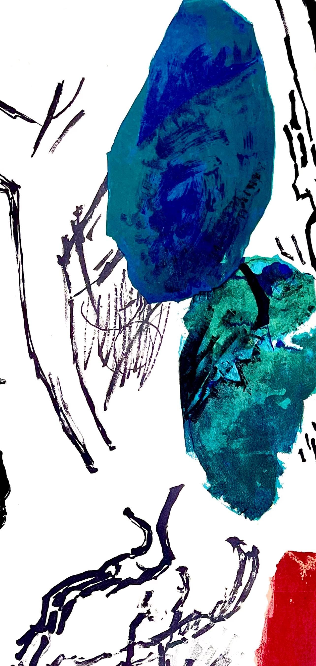 Jean Bazaine, Composition, Derrière le miroir, Limited Edition Lithograph