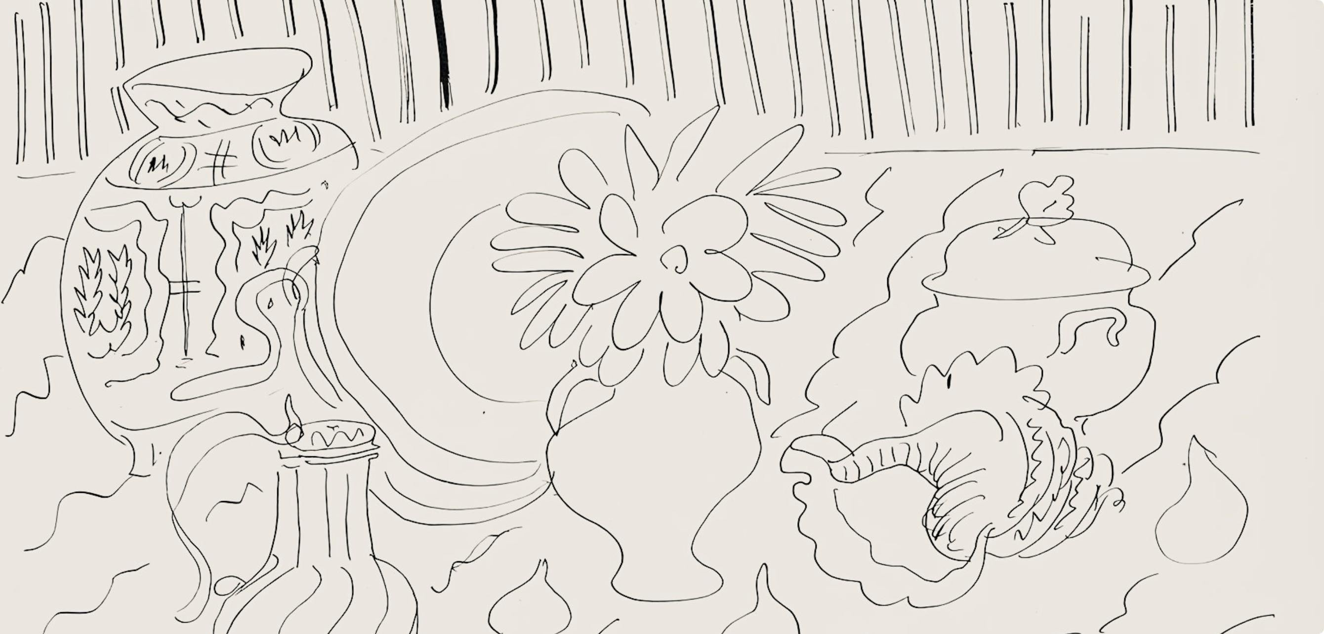 Henri Matisse, Série G, var. 2 (Duthuit 9), Henri Matisse, Dessins, Thèmes et variations, Limited Edition Lithograph