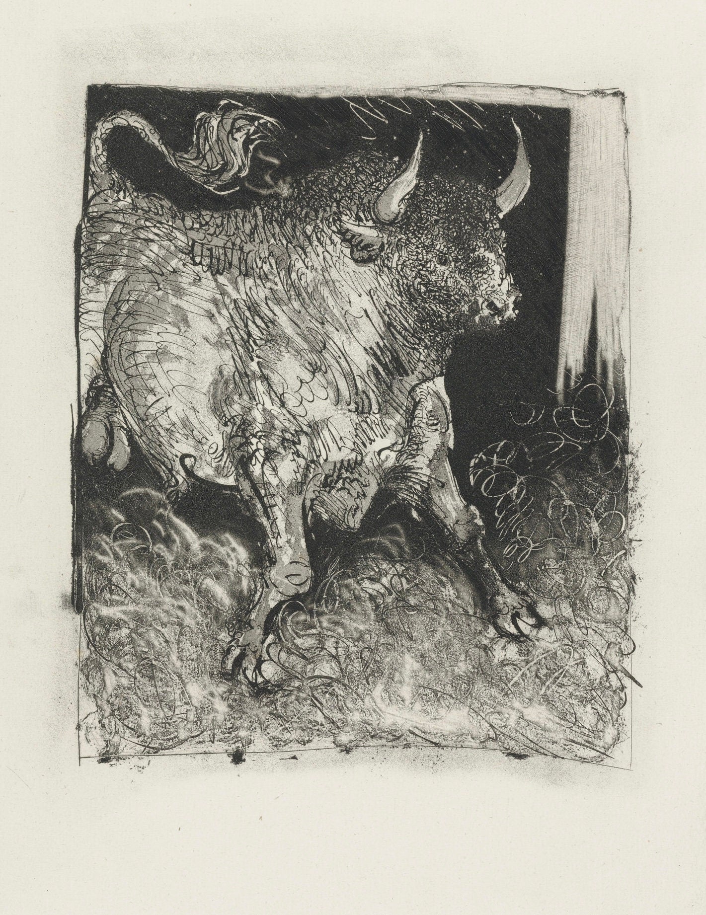 Pablo Picasso, Le Taureau, Histoire naturelle, Limited Edition Lithograph