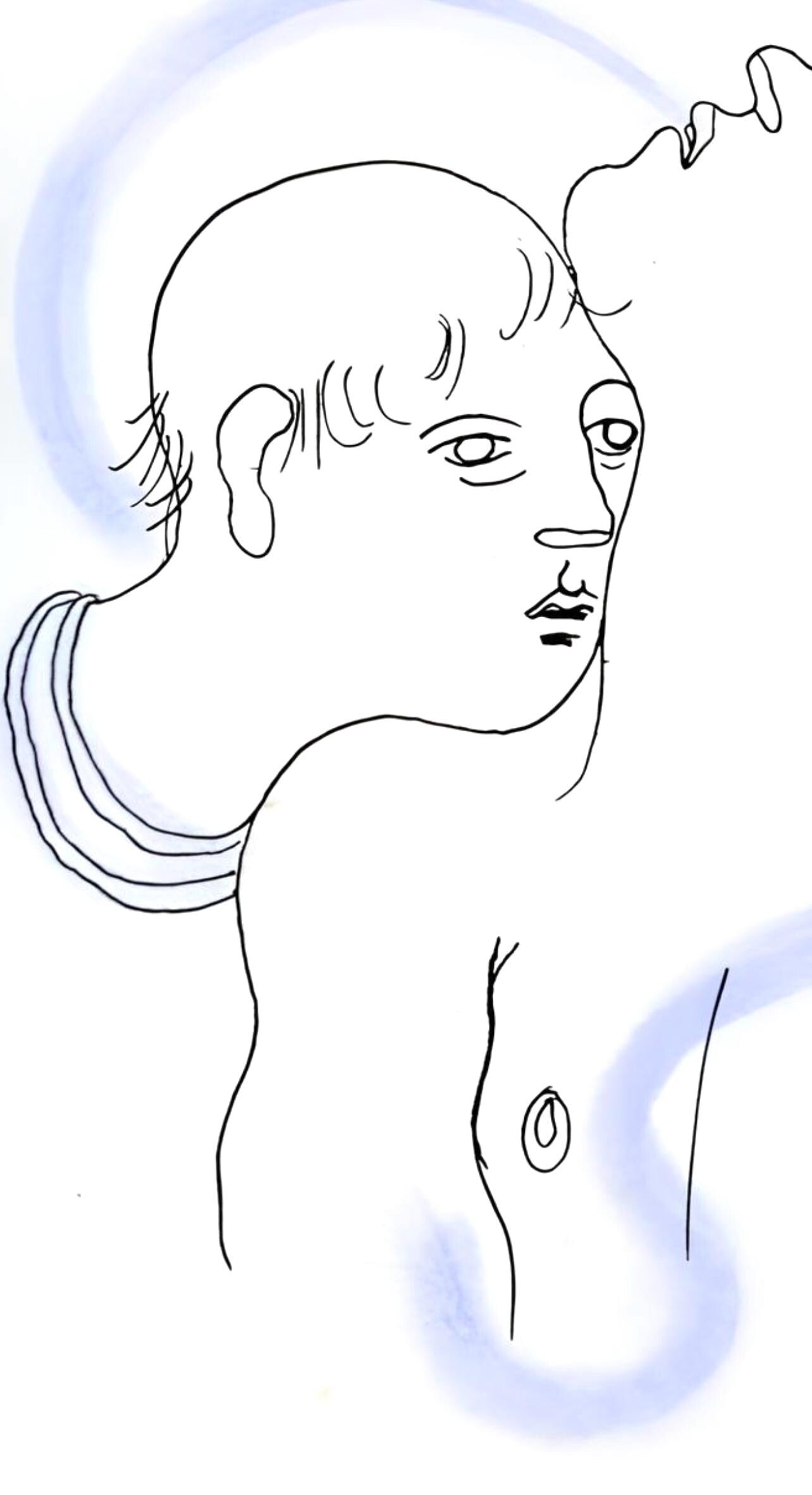 Jean Cocteau, Composition, Le Livre Blanc, Limited Edition Lithograph
