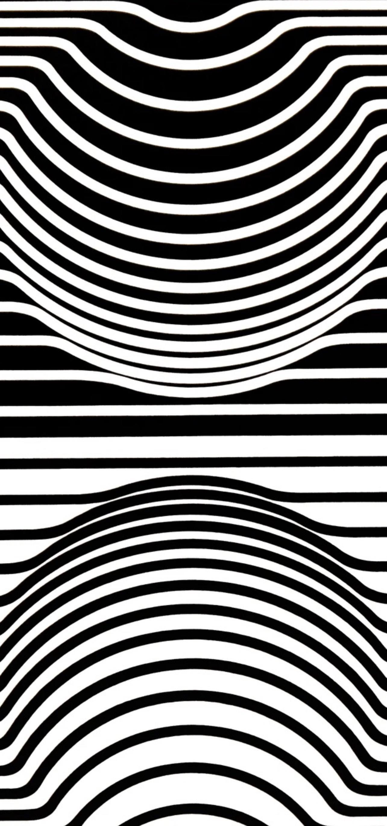 Victor Vasarely, Composition, Ondulatoires, Limited Edition Héliogravure
