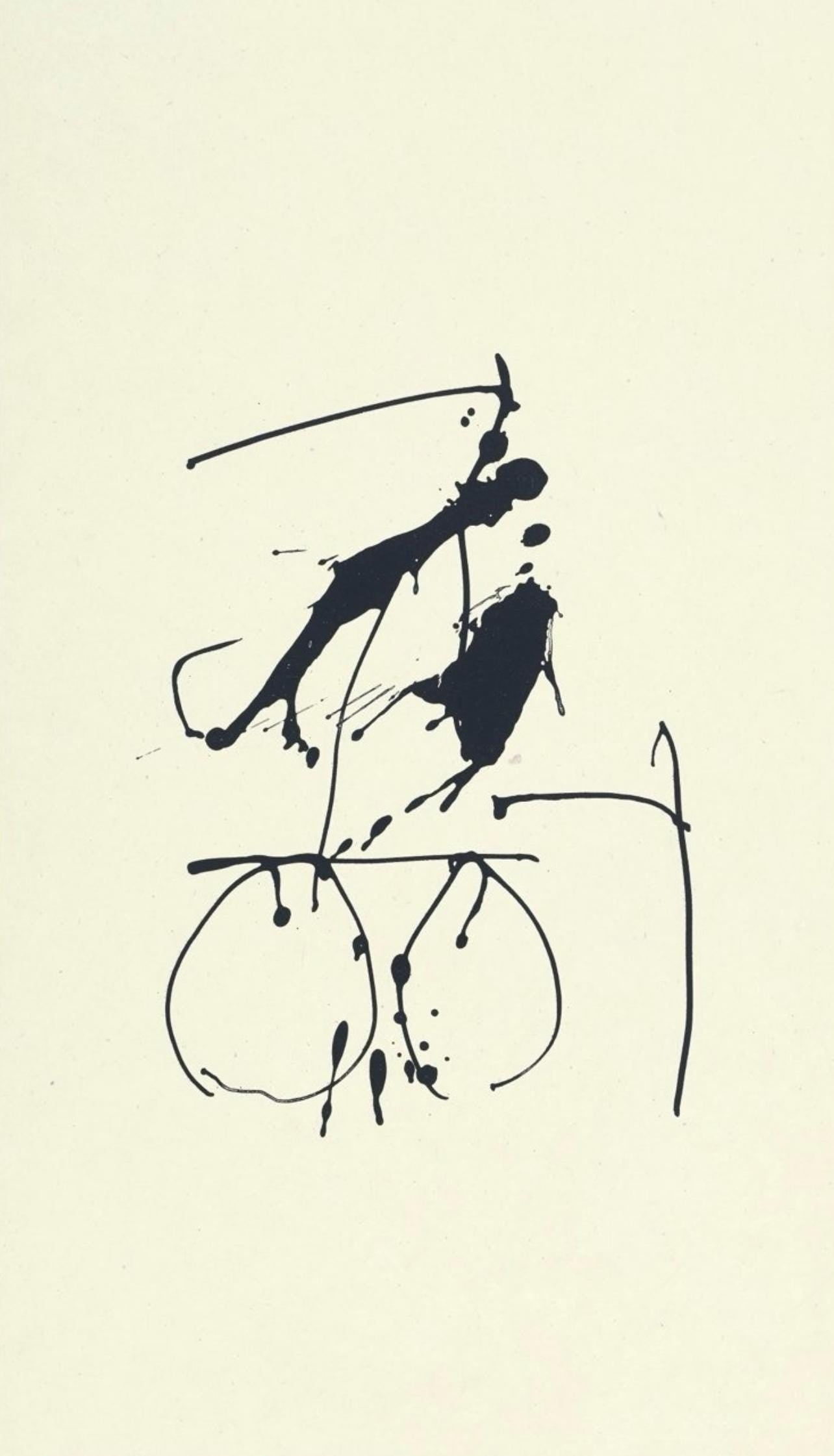 Robert Motherwell, Composition (Belknap 354-380; Engberg/Banach 415-441), Three Poems, Limited Edition Lithograph