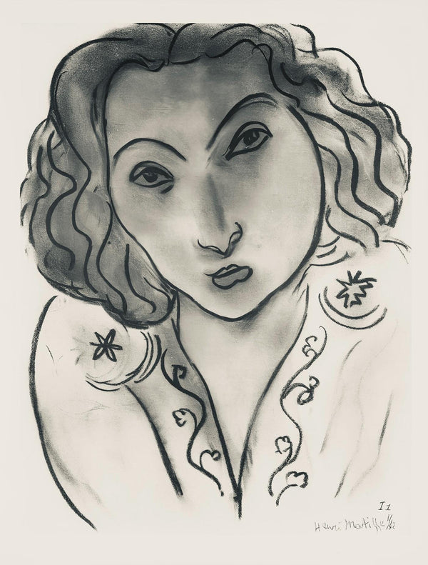 Henri Matisse, Série I, var. 1 (Duthuit 9), Henri Matisse, Dessins, Thèmes et variations, Limited Edition Lithograph