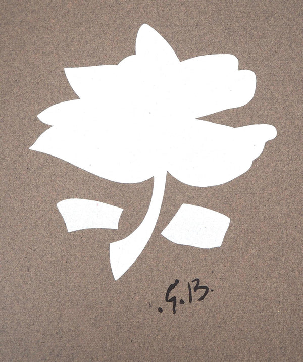 Georges Braque, Composition (Vallier 153), Le Tir à l'arc mis en lumière par Georges Braque, Limited Edition Lithograph