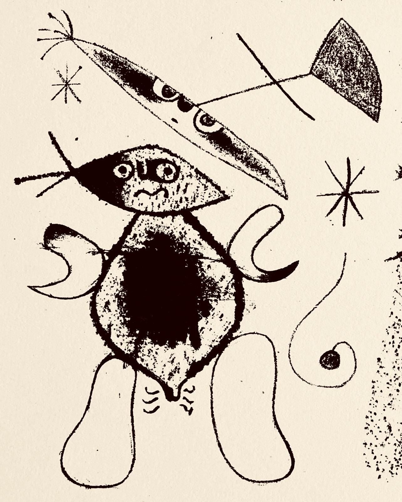 Joan Miró, Composition, The Prints of Joan Miro, Limited Edition Etching