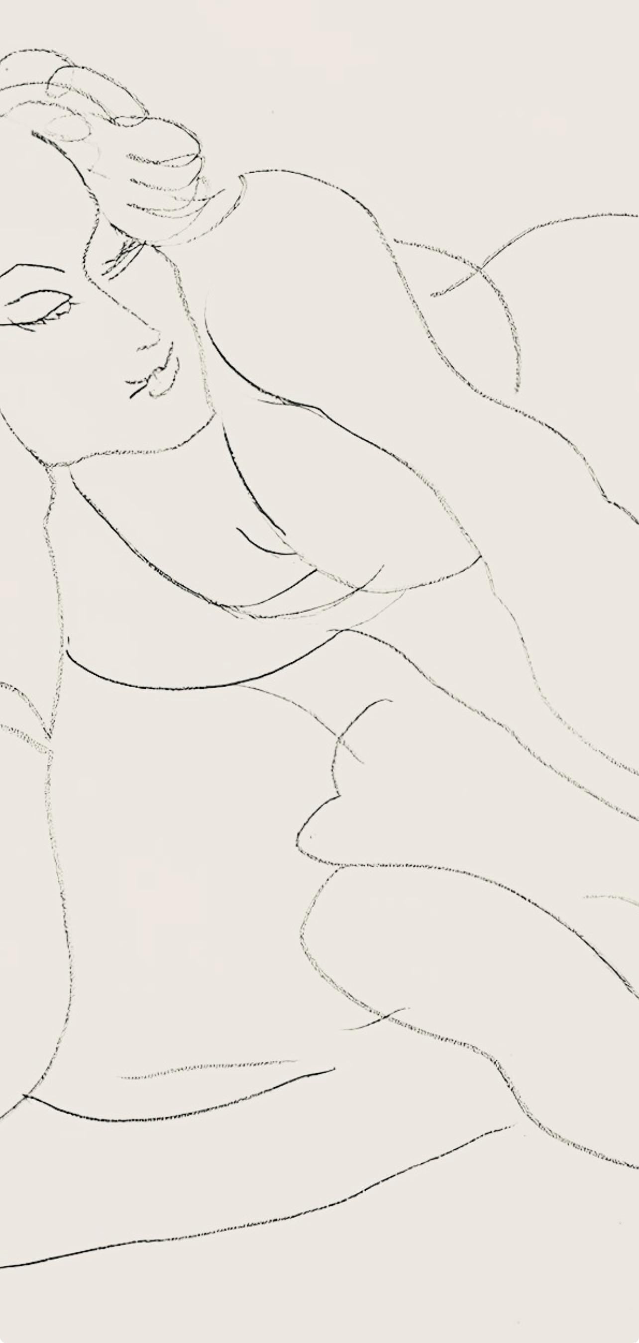 Henri Matisse, Série E, var. 7 (Duthuit 9), Henri Matisse, Dessins, Thèmes et variations, Limited Edition Lithograph