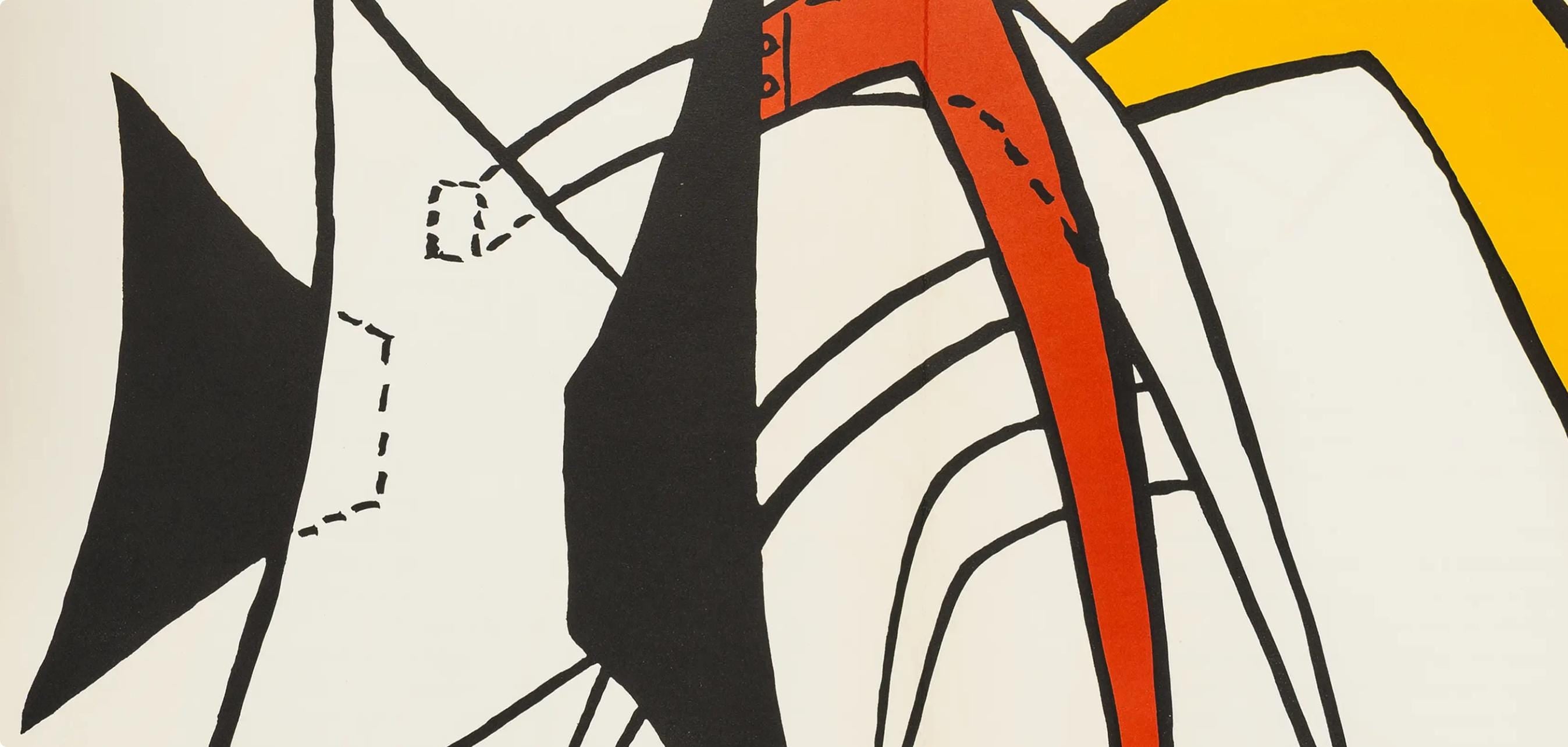 Alexander Calder, Composition, Derrière le miroir, Limited Edition Lithograph