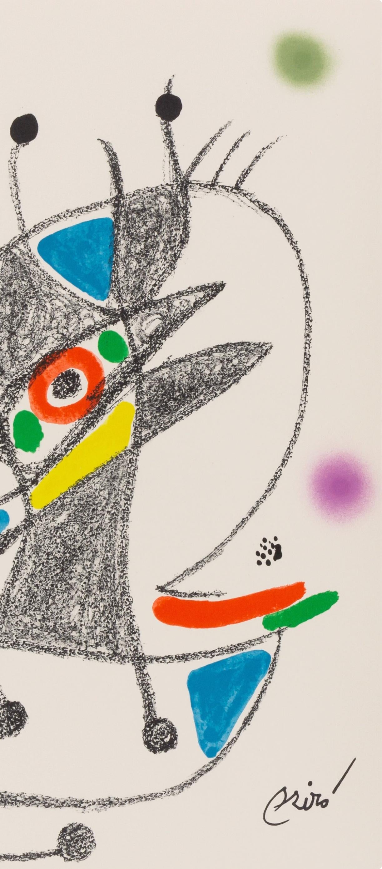 Joan Miró, Composition (Mourlot, 1051-1072), Maravillas con Variaciones acrósticas en el Jardín de Miró, Limited Edition Lithograph