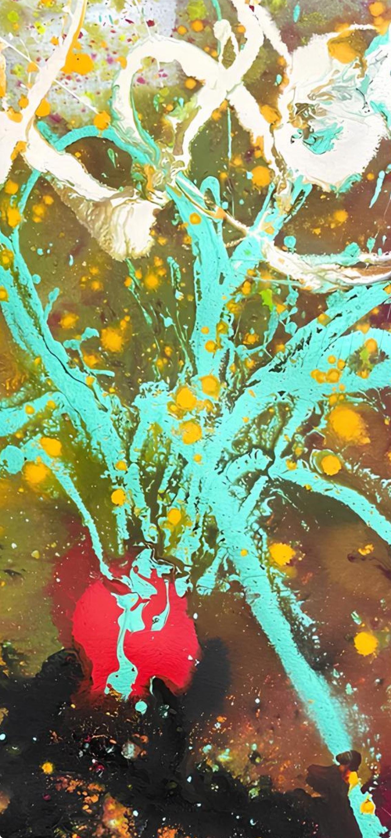 Dale Chihuly, Composition, Ikebana Series, Original Painting