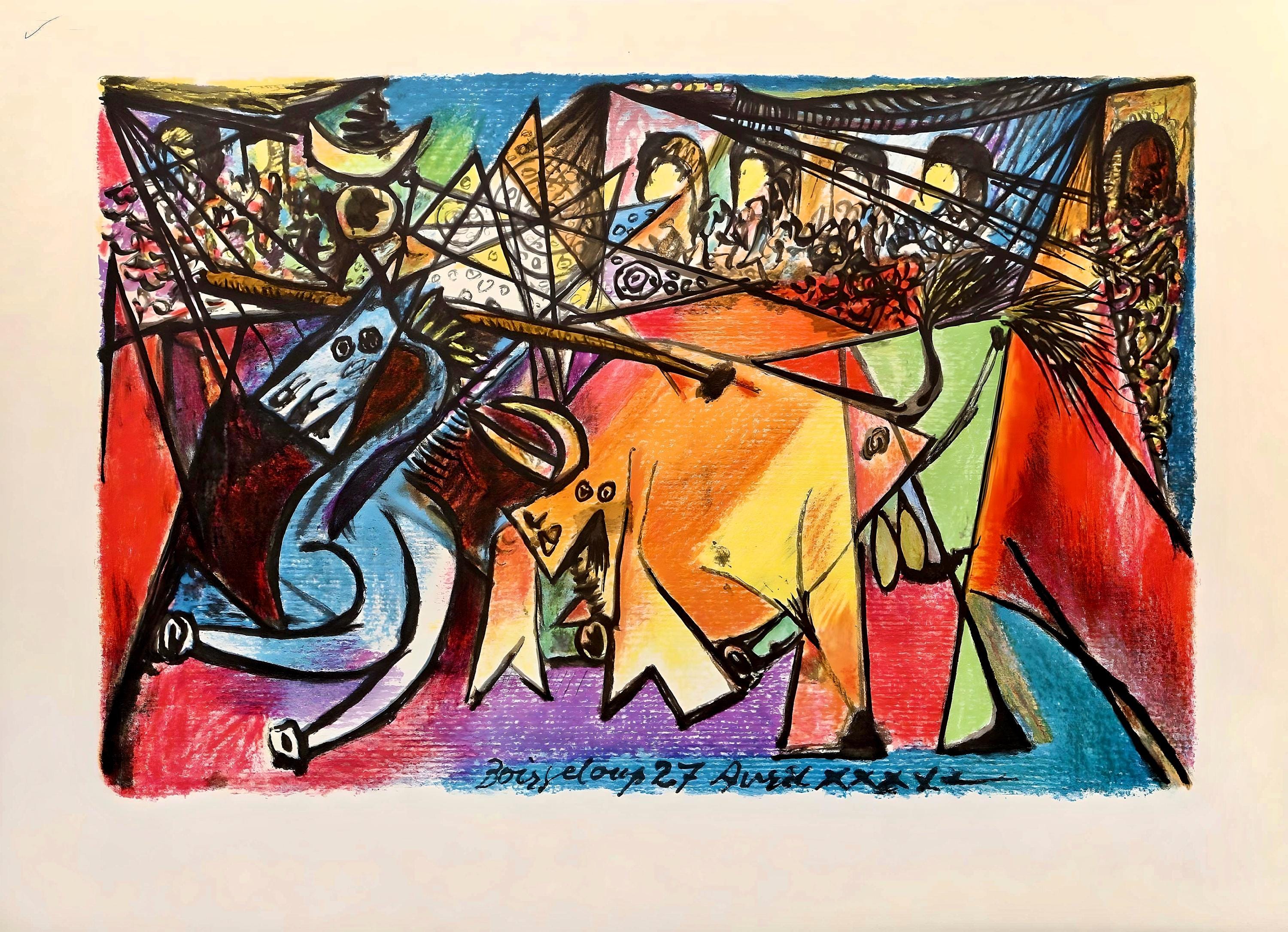 Pablo Picasso, Composition, Picasso 1930-1935, Cahiers d'Art, Limited Edition Lithograph