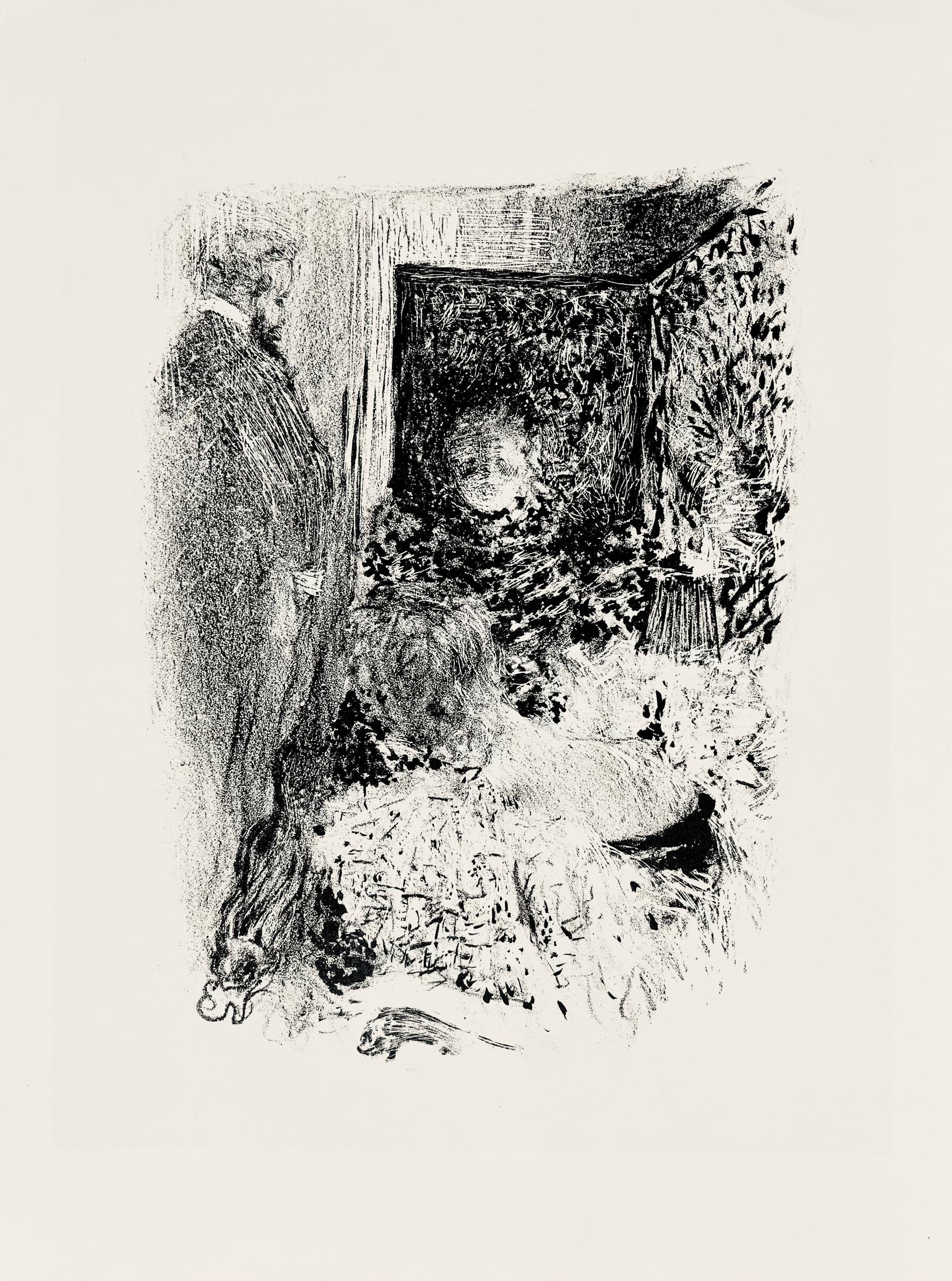 Édouard Vuillard, Intimite, Derrière le miroir, Limited Edition Lithograph