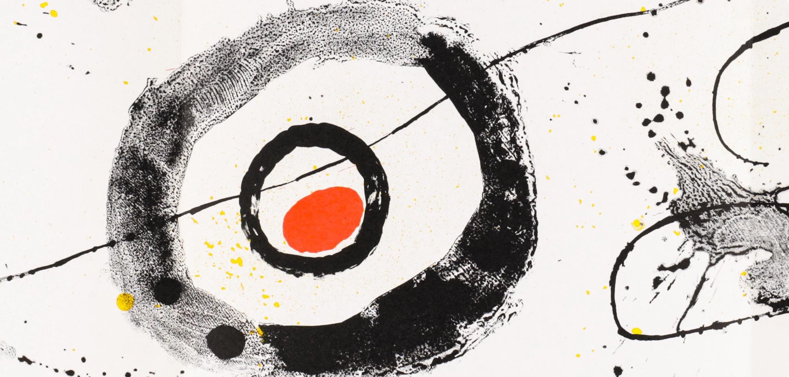 Joan Miró, Composition (Cramer 83; Mourlot 340-347), Derrière le miroir, Limited Edition Lithograph