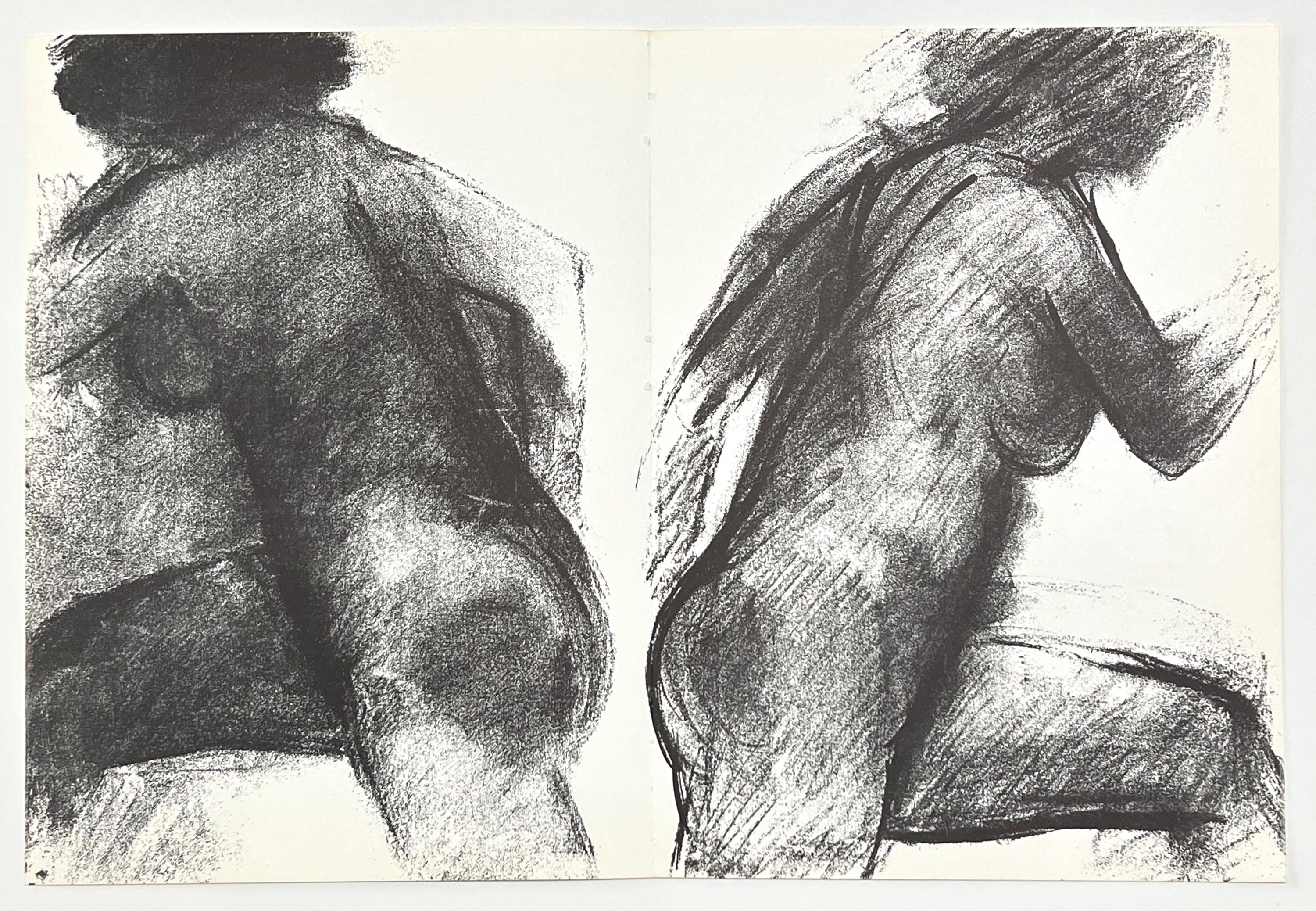 Claude Garache, Composition, Hommage à Aimé et Marguerite Maeght, Derrière le miroir, Limited Edition Lithograph