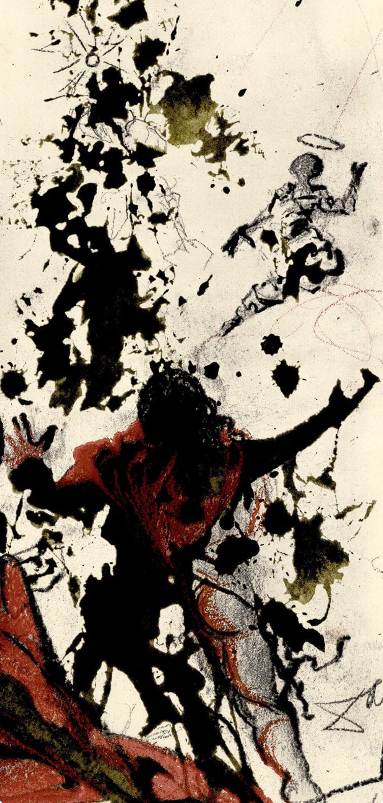 Salvador Dali, Composition (Michler/Löpsinger 1600; Field 69-3), Biblia Sacra, Limited Edition Lithograph