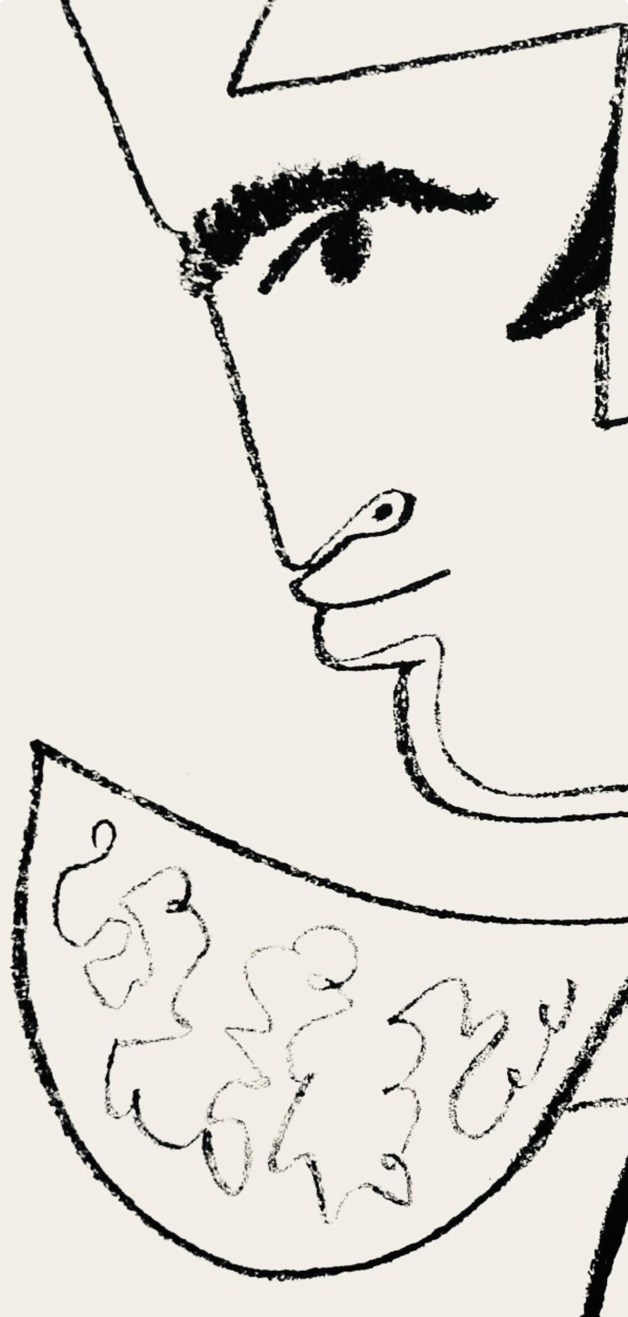 Jean Cocteau, Composition, Taureaux, Limited Edition Lithograph