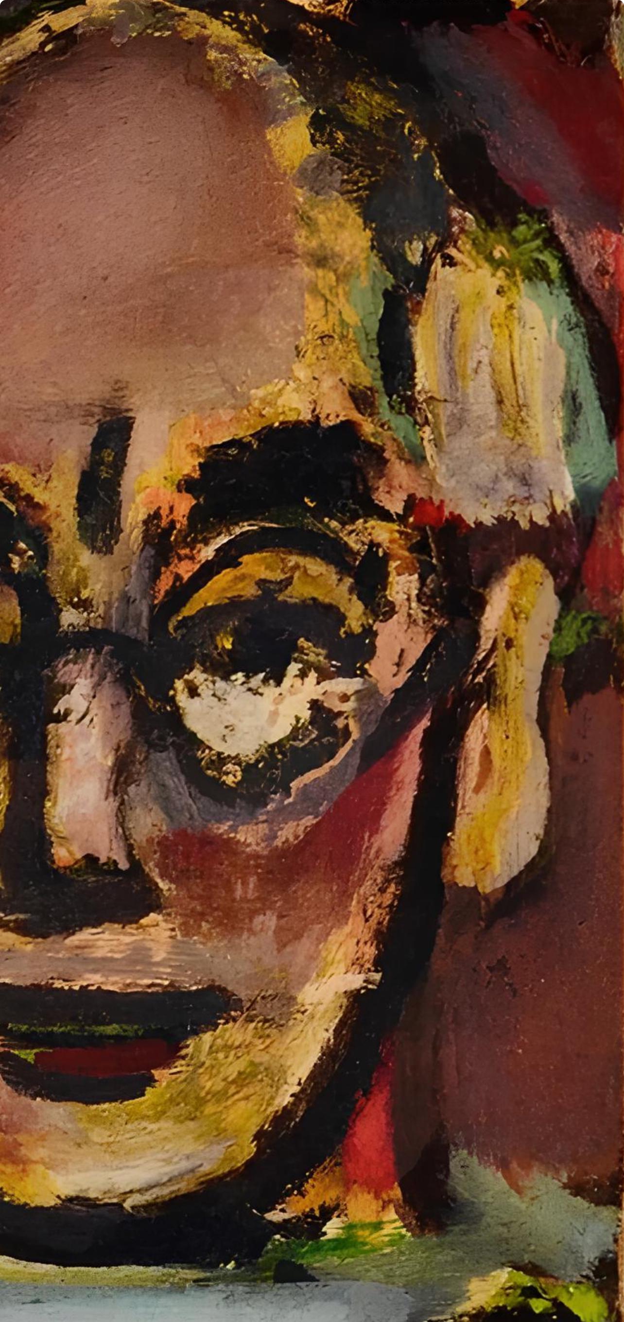 Georges Rouault, Composition, Visages, dix études de l'Atelier reproduites en fac-similés, Limited Edition Lithograph