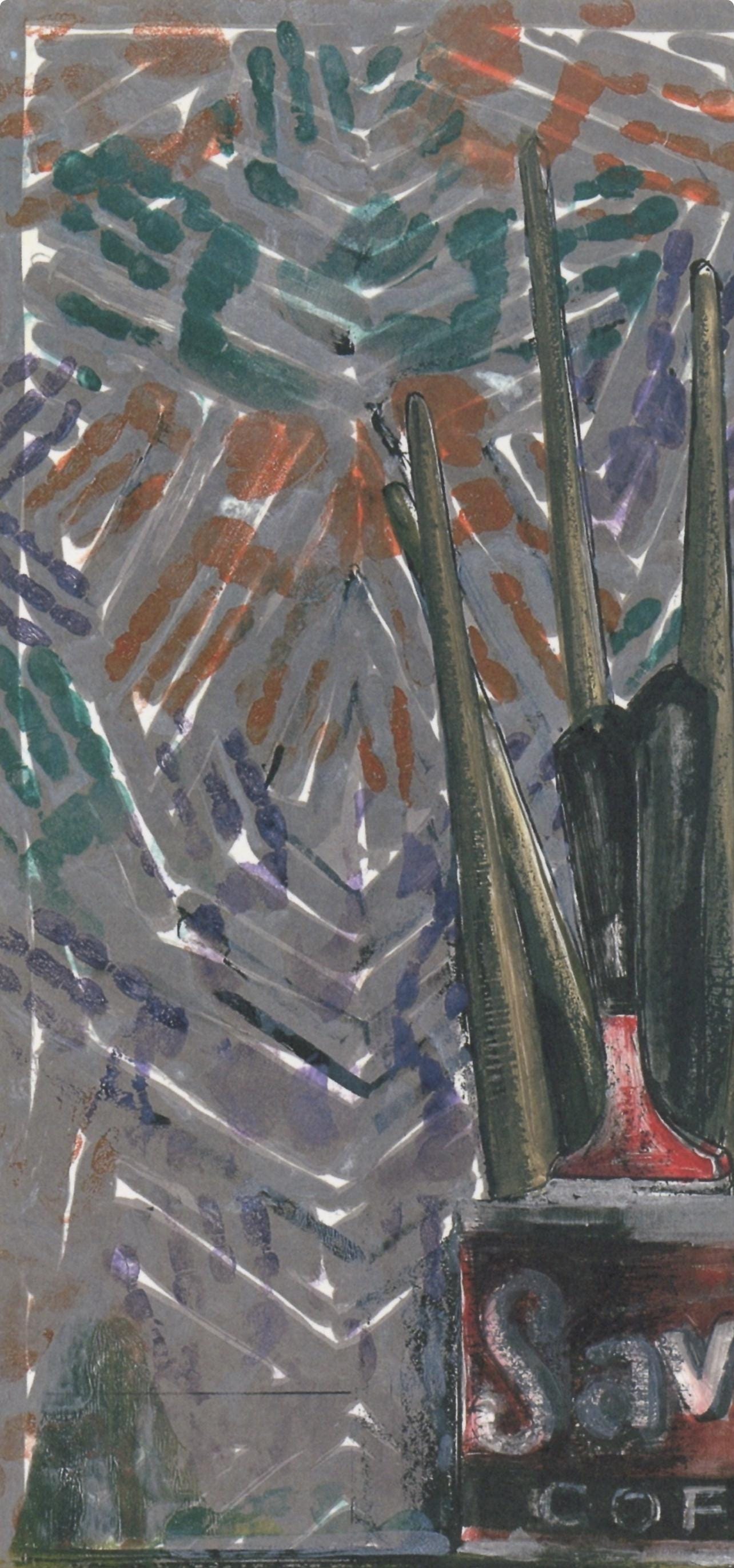 Jasper Johns, Composition, Jasper Johns, 17 Monotypes, Limited Edition Héliogravure
