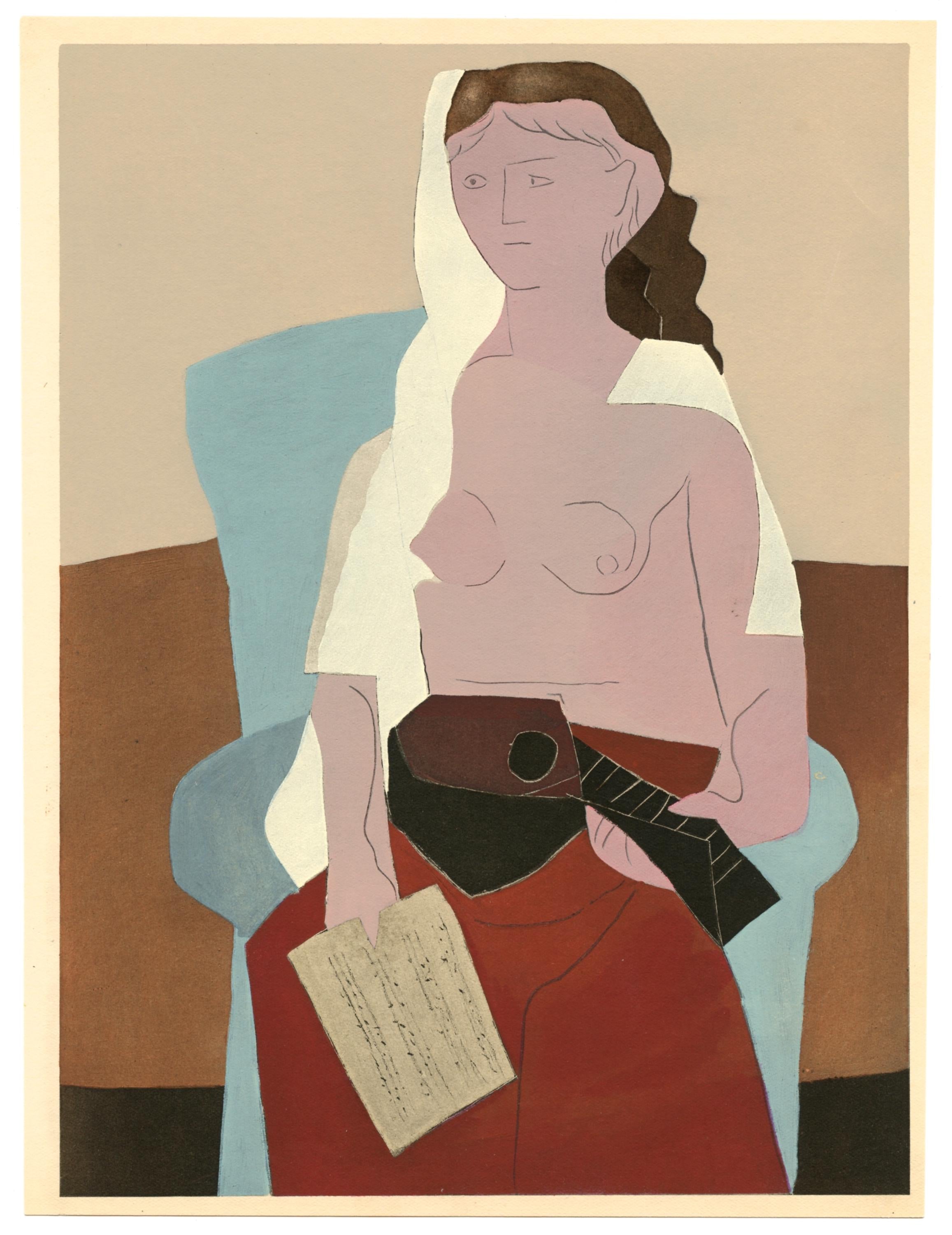 Pablo Picasso, Composition (Cramer 18; Bloch 98; Reuße 31), Pablo Picasso, Limited Edition Lithograph