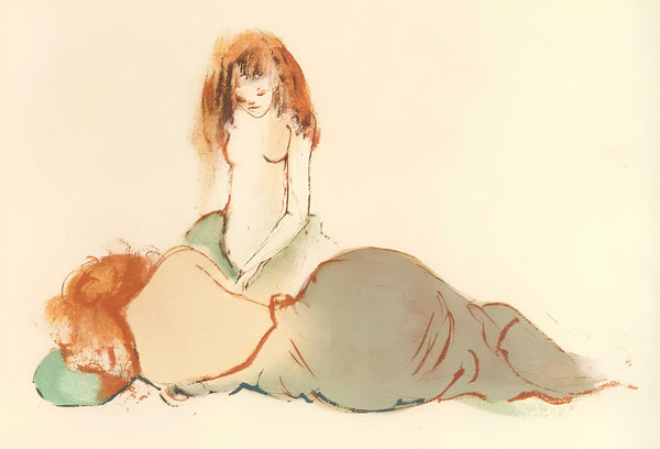 Léonor Fini, Composition, Parallèlement, Limited Edition Lithograph