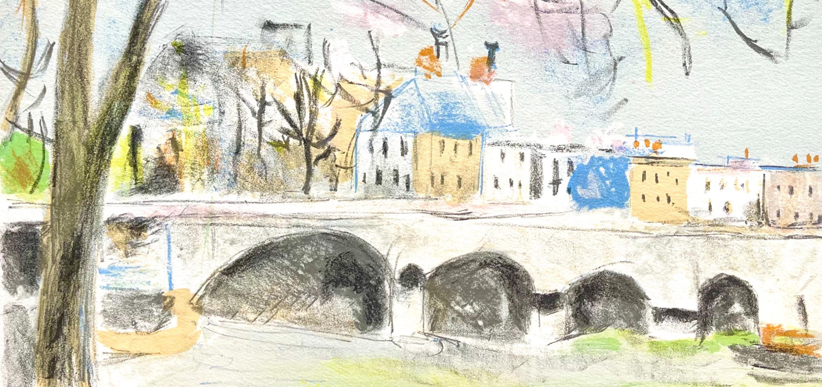 Maurice Utrillo, Pont-Neuf, Paris Capitale, Limited Edition Lithograph