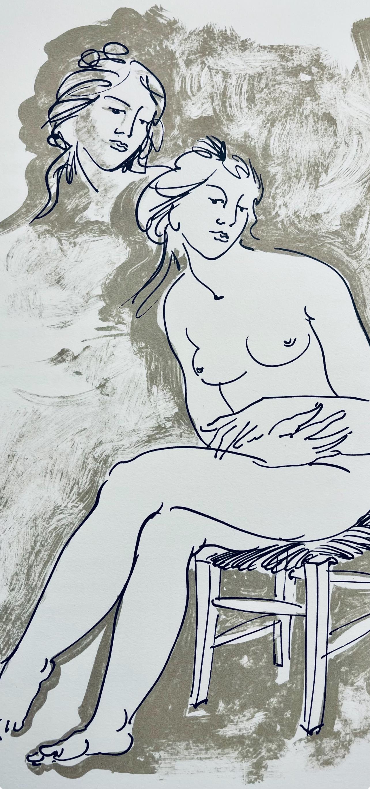 Hans Erni, Composition, Réflexions Simples Sur Le Corps, Limited Edition Lithograph