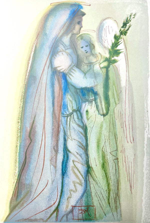 Salvador Dali, Paradies XXXIII (Field 189-200; Michler/Löpsinger 1039-1138), Die Göttliche Komödie, Signed, Limited Edition Woodcut