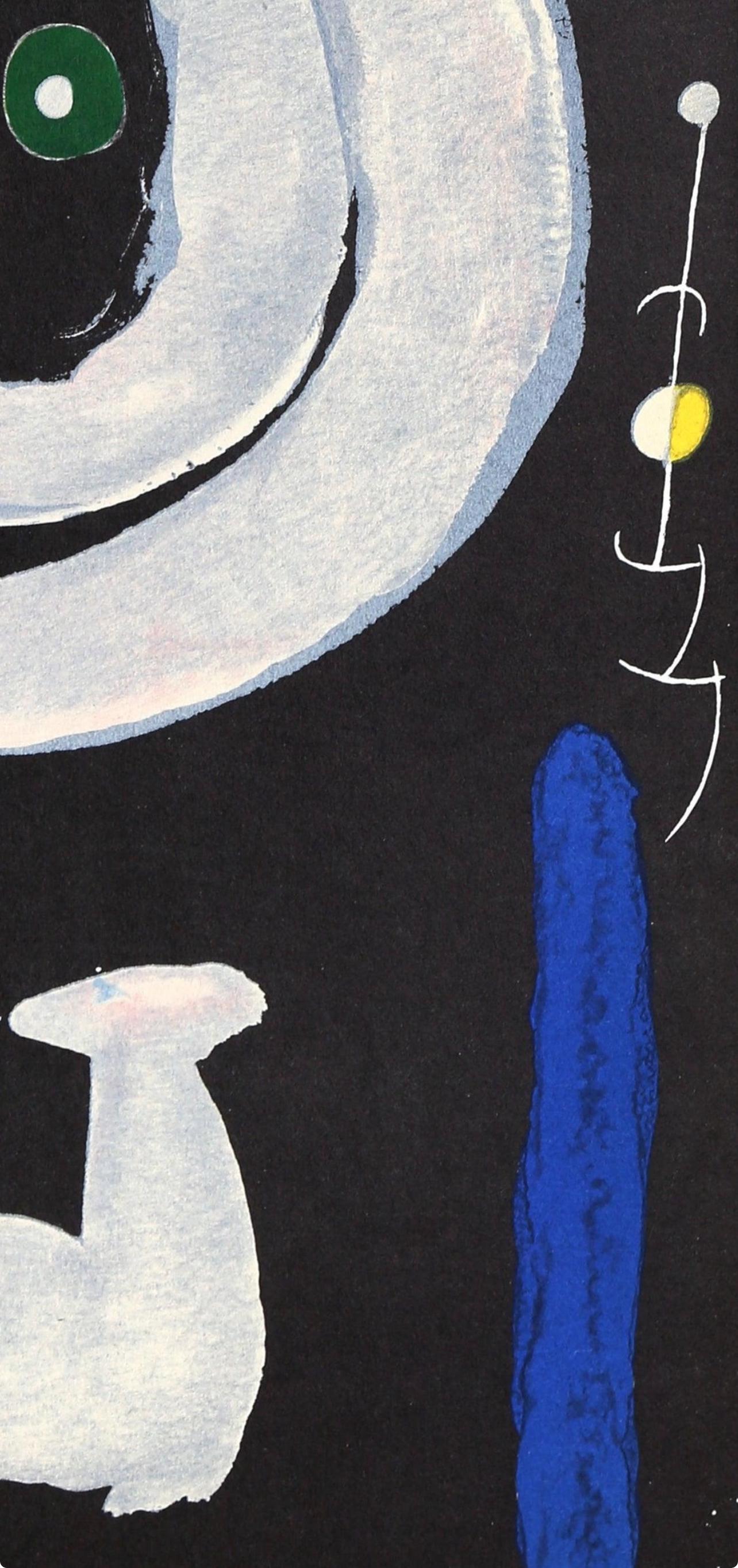 Joan Miró, Composition (Cramer 112; Mourlot 439-442), Derrière le miroir, Limited Edition Lithograph
