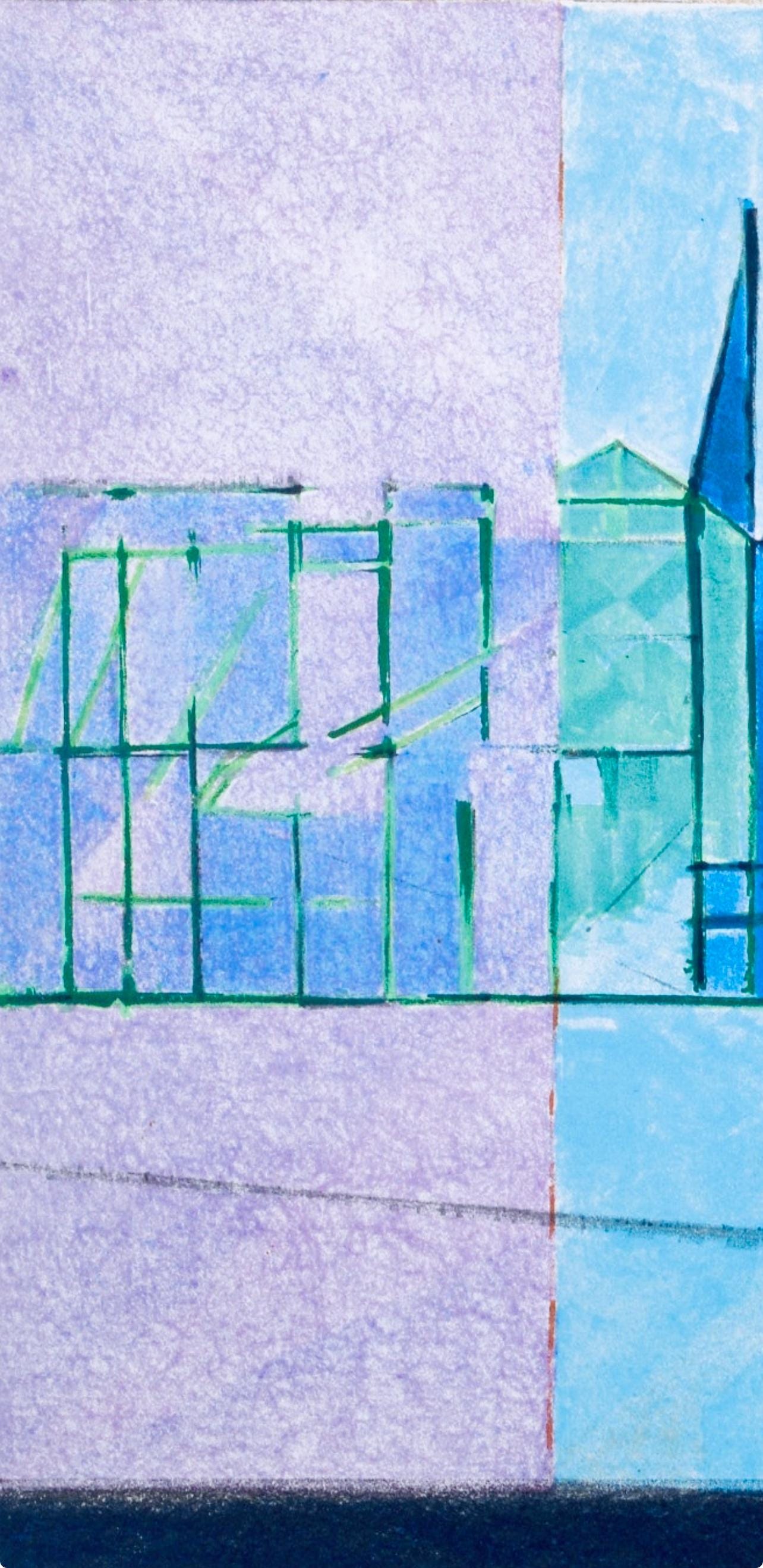 Jacques Villon, Composition (Ginestet/Pouillon 65-72), Jacques Villon, Huit lithographies, Limited Edition Lithograph