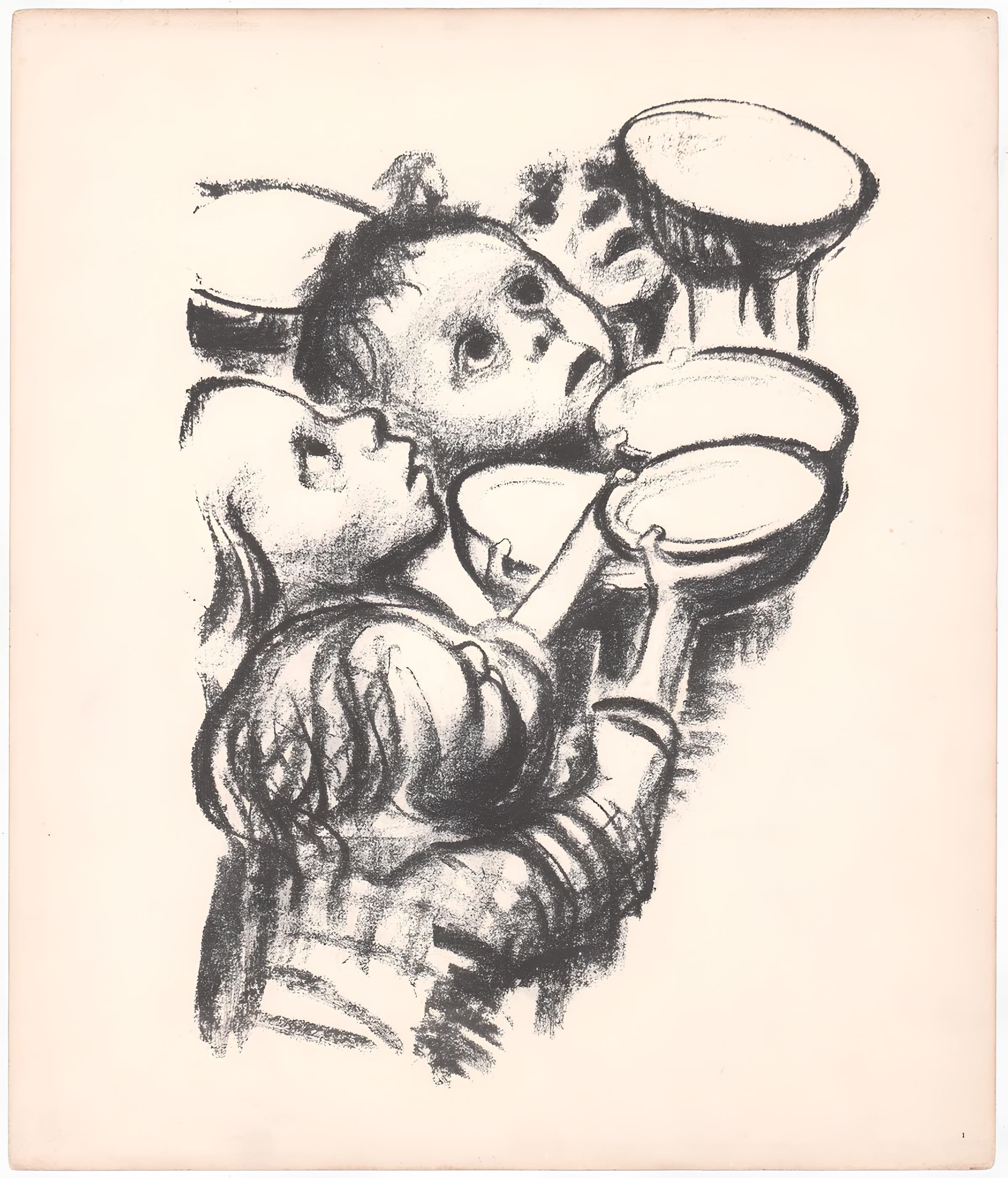 Käthe Kollwitz, Germany's Children are Starving! (Deutschlands kinder hungern!), Limited Edition Lithograph