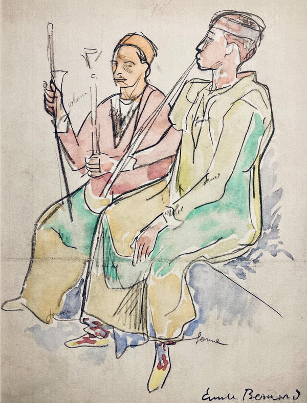 Émile Bernard, Composition, Éloge de Émile Bernard, Limited Edition Woodcut