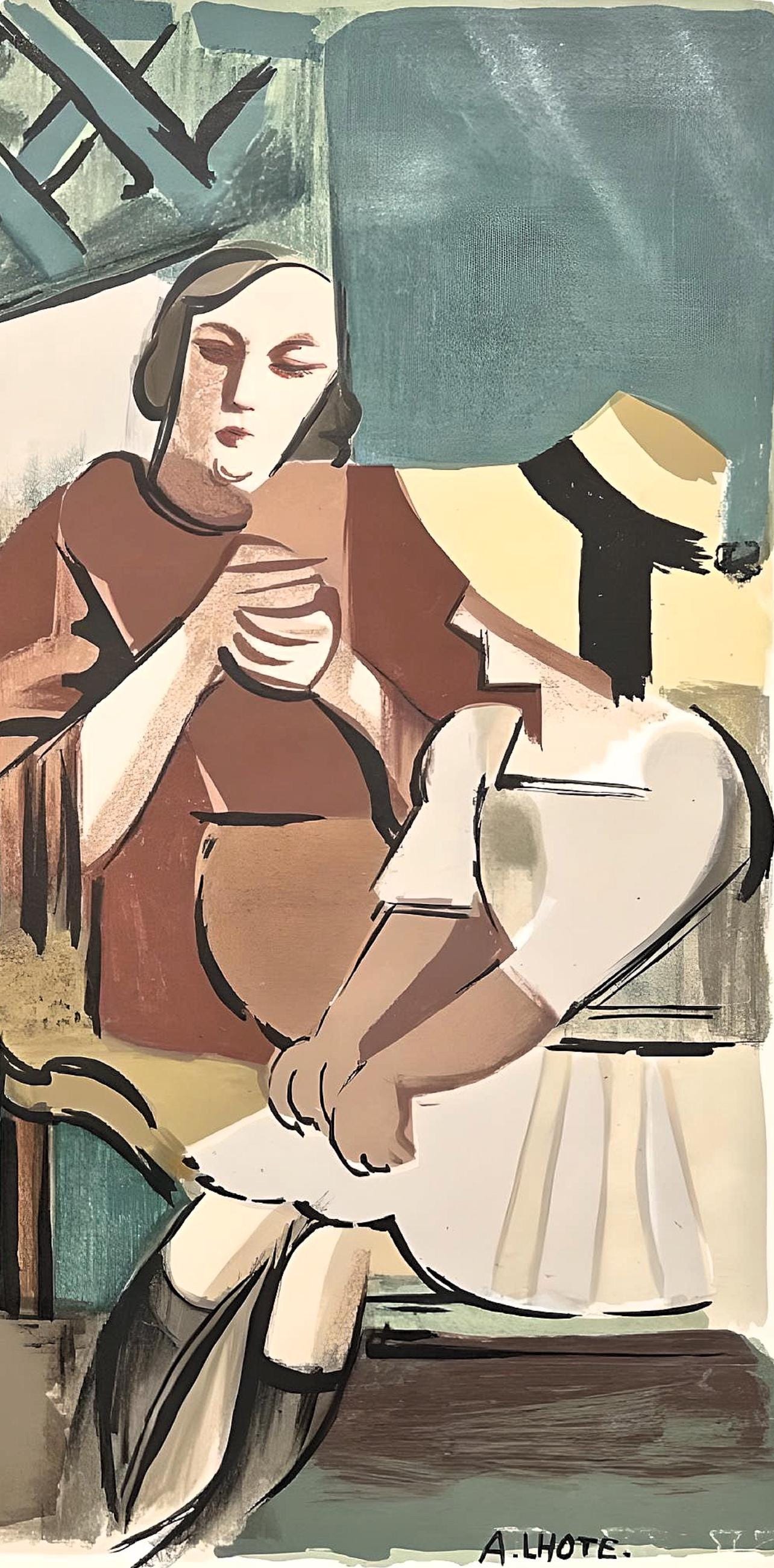 André Lhote, Composition, Éloge de André Lhote, Limited Edition Lithograph