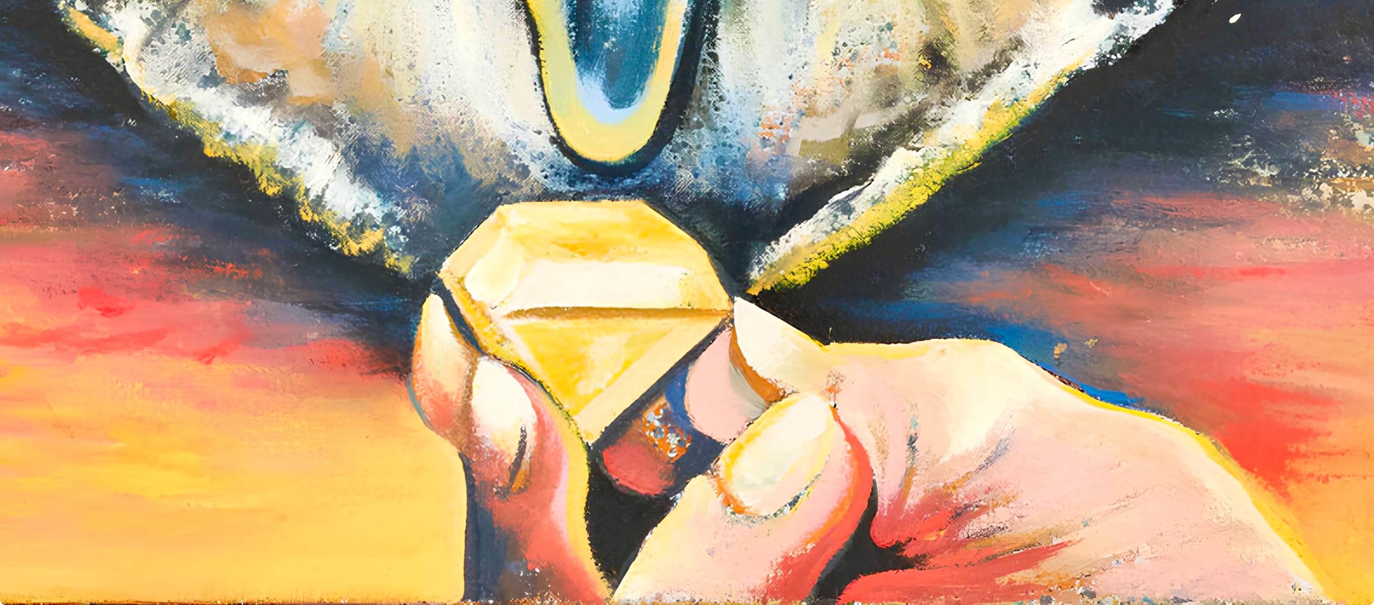 Lowell Nesbitt, Impossible Series (Owl), Original Painting