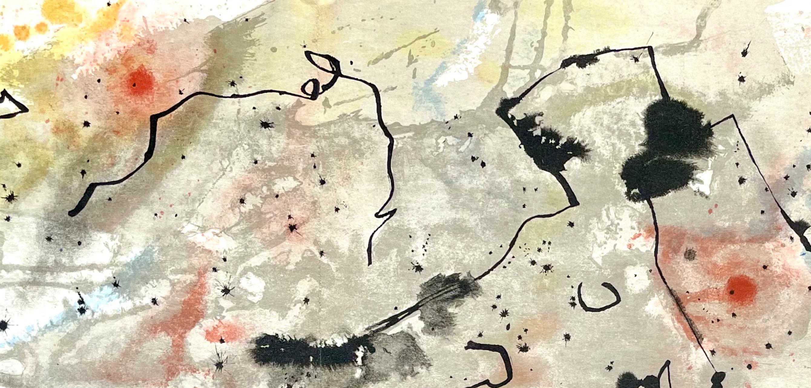 Joan Miró, Composition, Derrière le miroir, Limited Edition Lithograph