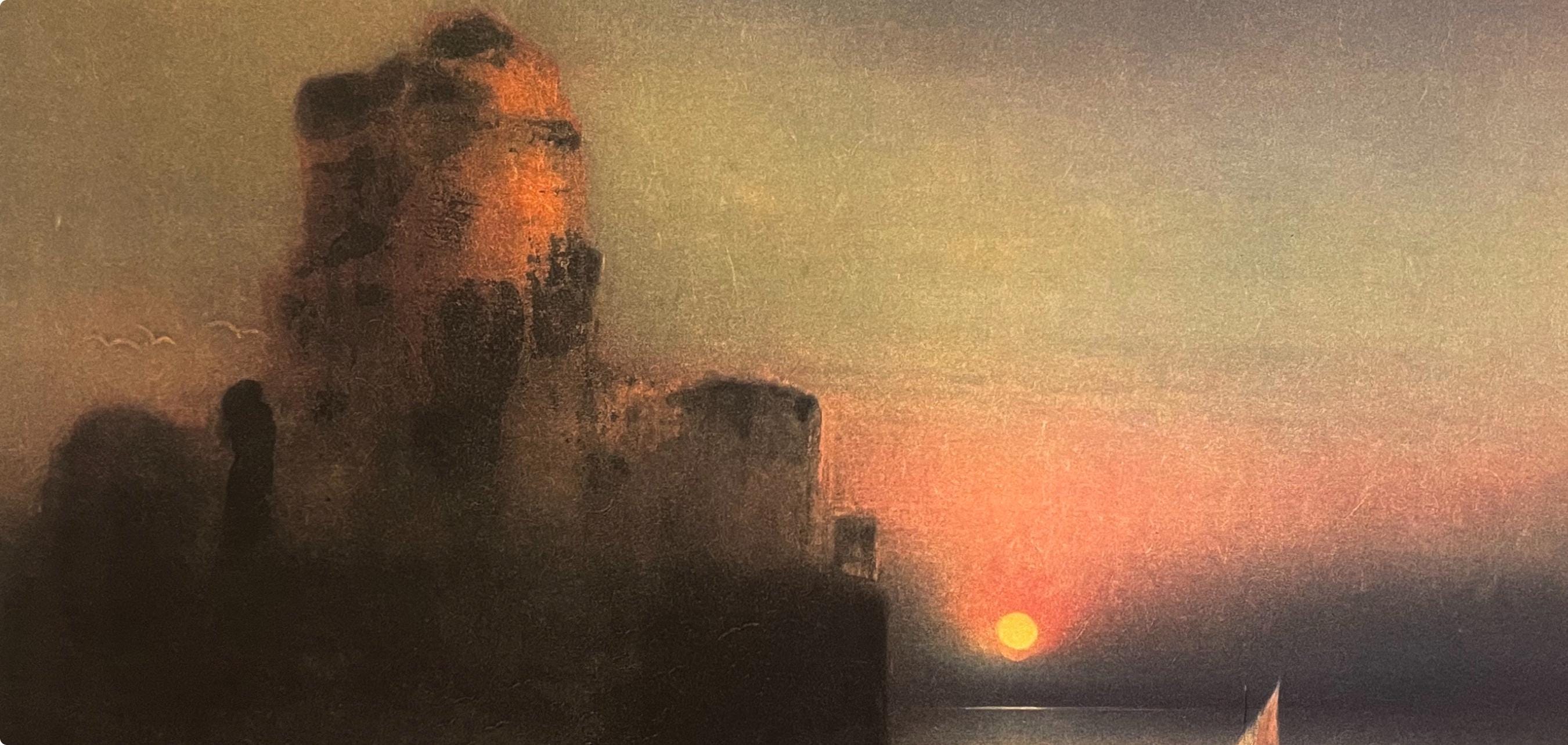 Kaiko Moti, Château d'If, Original Edition Offset Lithograph