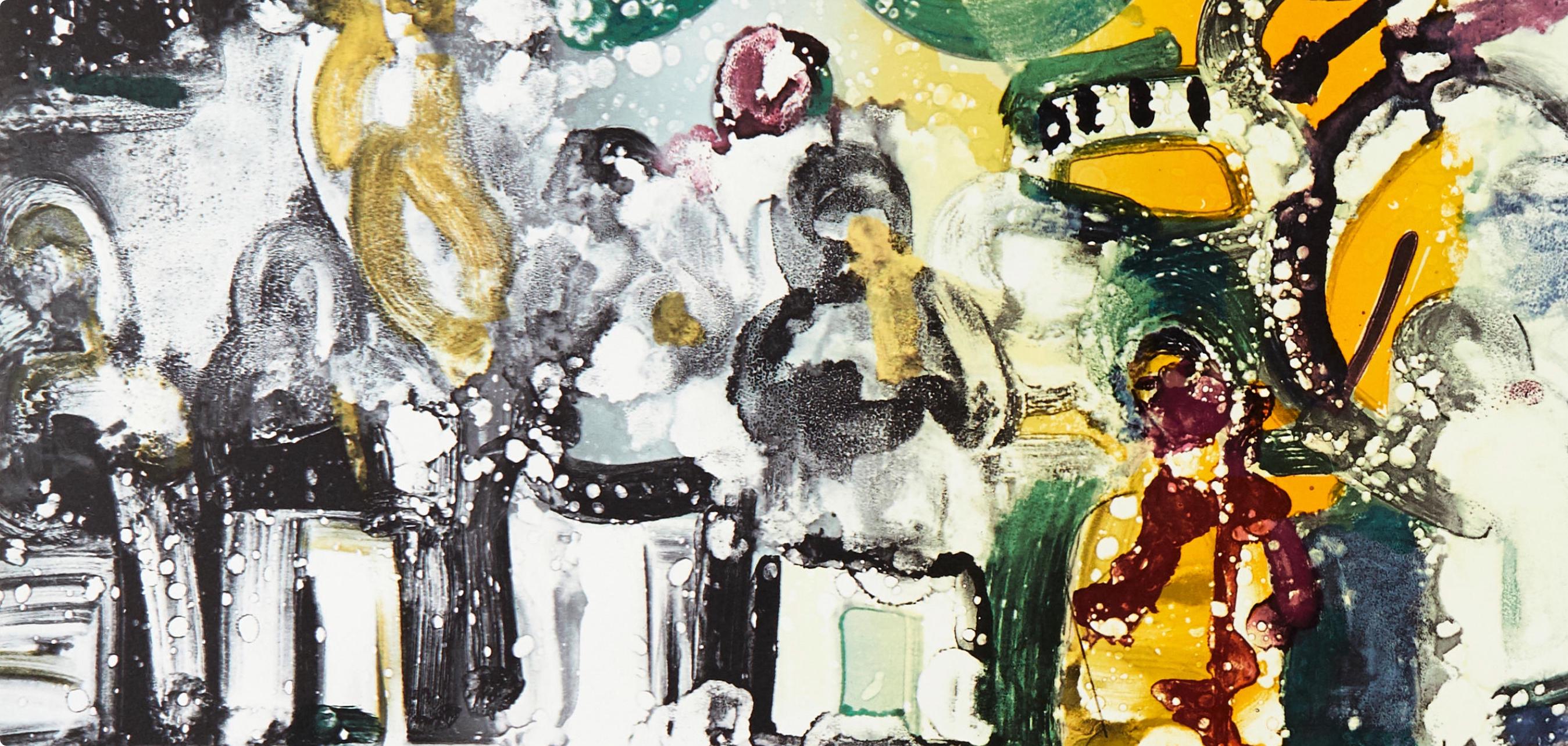 Romare Bearden, Introduction for a Blues Queen (Gelburd/Rosenberg 70-77), Jazz Series, Limited Edition Lithograph
