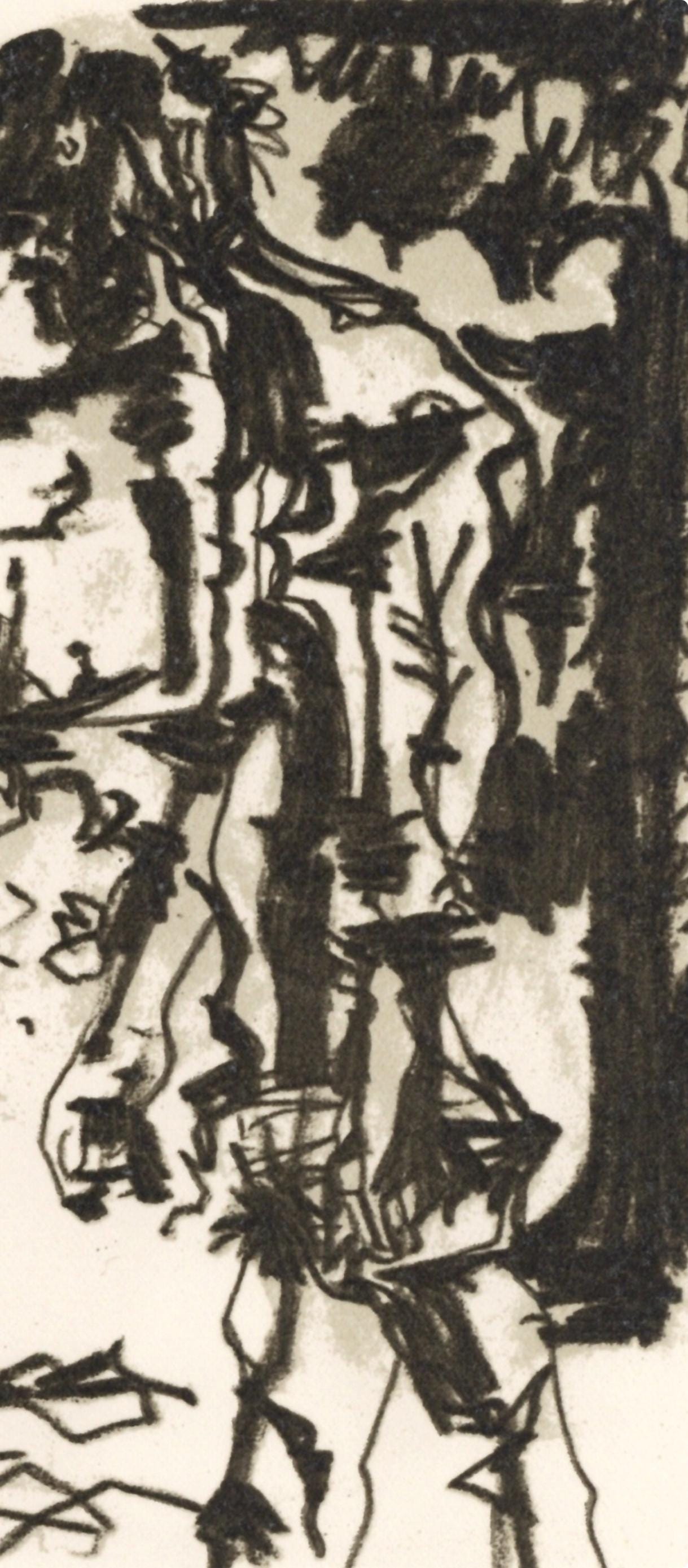 Pablo Picasso, Composition, Le Goût du Bonheur (Cramer 148; Bloch 2013), Limited Edition Mixed Media Lithograph