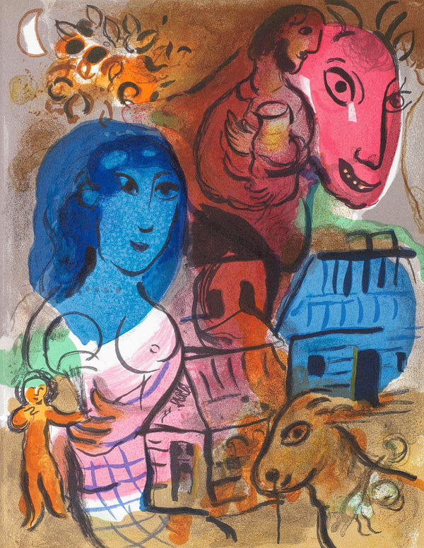 Marc Chagall, Composition (Cramer 80; Mourlot 572), XXe siècle, Limited Edition Lithograph