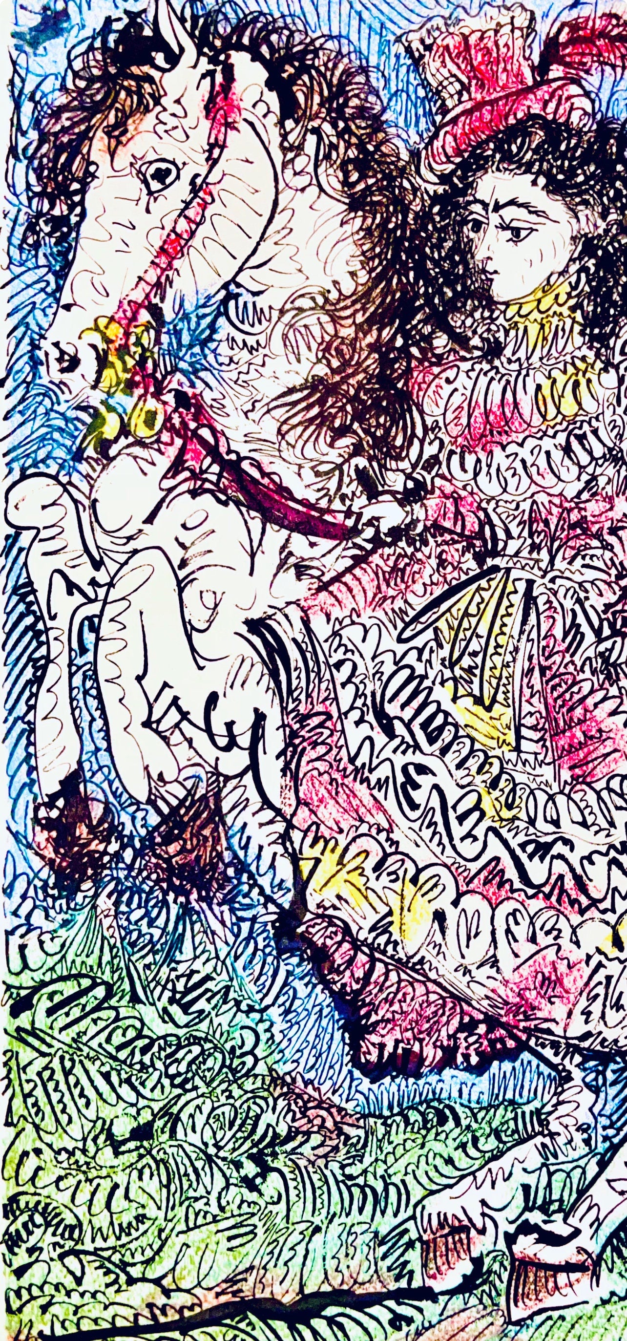 Pablo Picasso, Composition (Bloch 1276; Czwiklitzer 23), Toros y Toreros, Limited Edition Lithograph