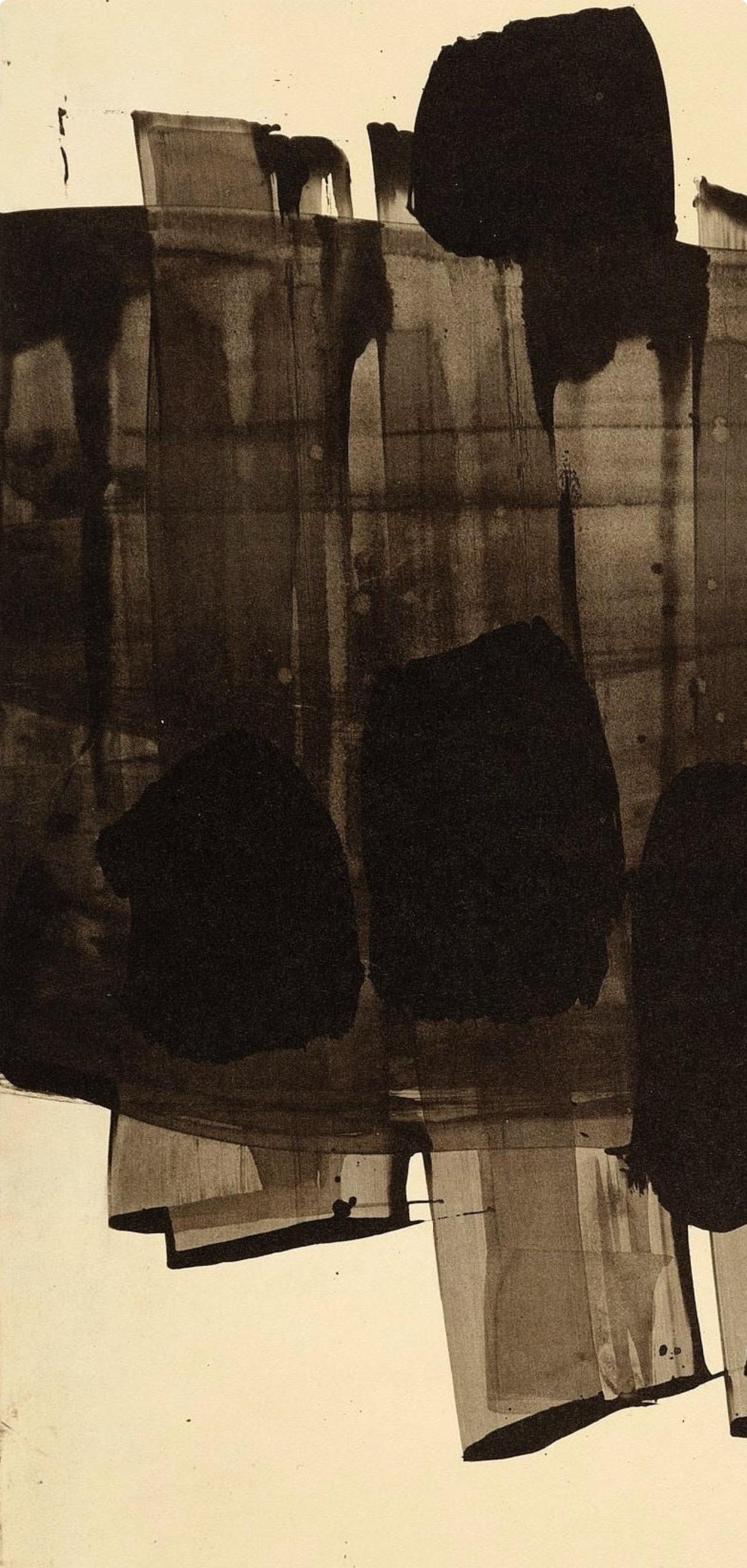 Pierre Soulages, Composition, Pierre Soulages, Peintres d'aujourd'hui, Limited Edition Lithograph