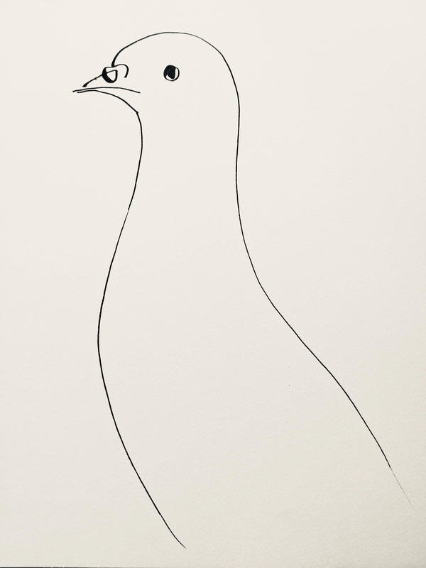Pablo Picasso, Pigeon (Cramer No. 84), 40 dessins de Picasso en marge du Buffon, Limited Edition Lithograph