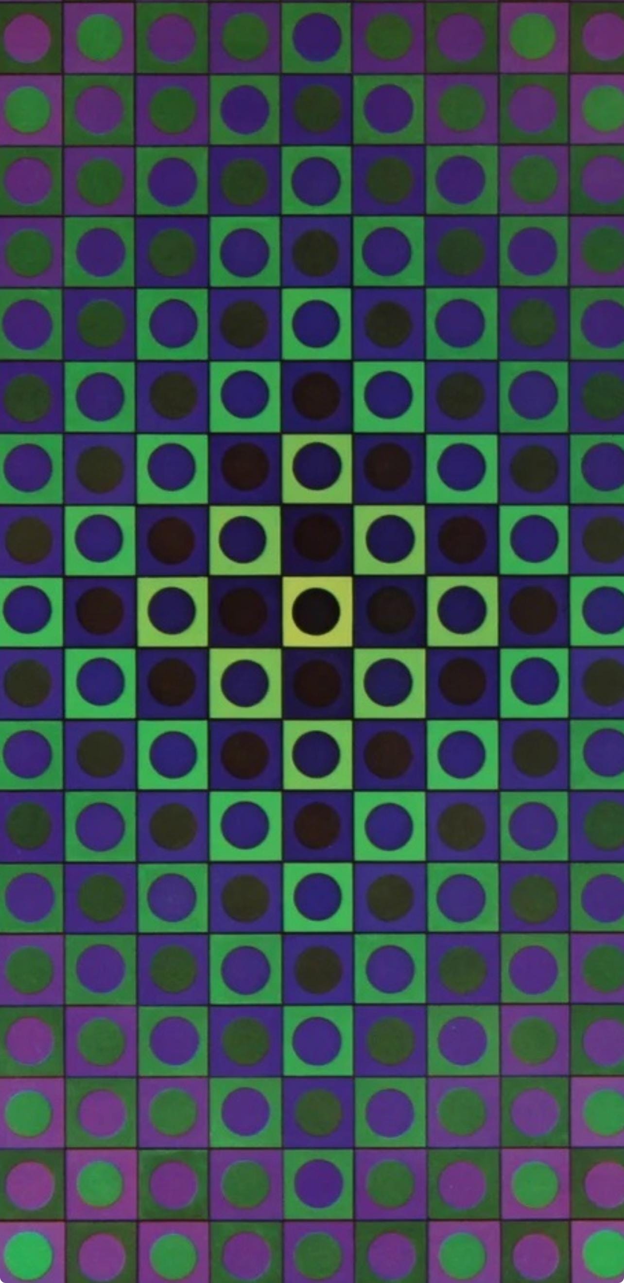 Victor Vasarely, Composition, Folklore Planétaire, Limited Edition Héliogravure