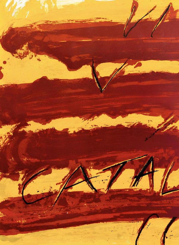 Antoni Tàpies, Composition, Derrière le miroir, Limited Edition Lithograph