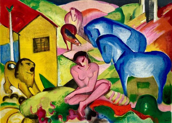 Franz Marc, Der Traum, Derrière le miroir, Limited Edition Lithograph